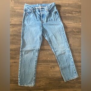 Levi's Light Blue Straight Leg Jeans